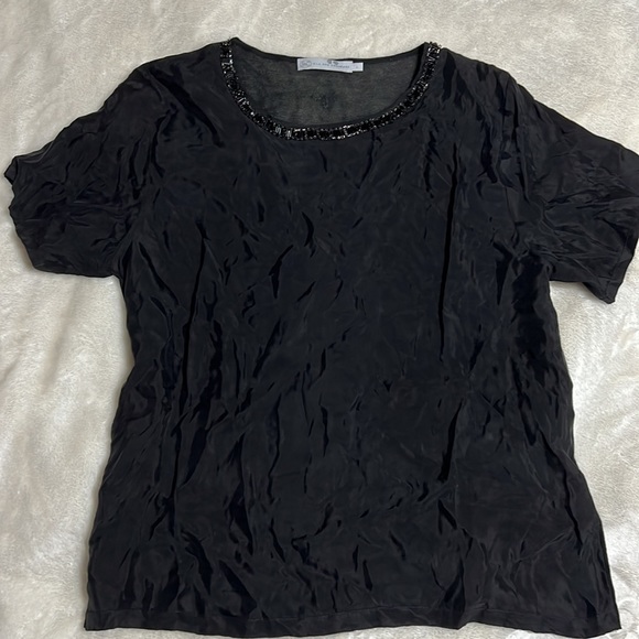 Silk and Cashmere Top Blouse size L - Picture 2 of 9